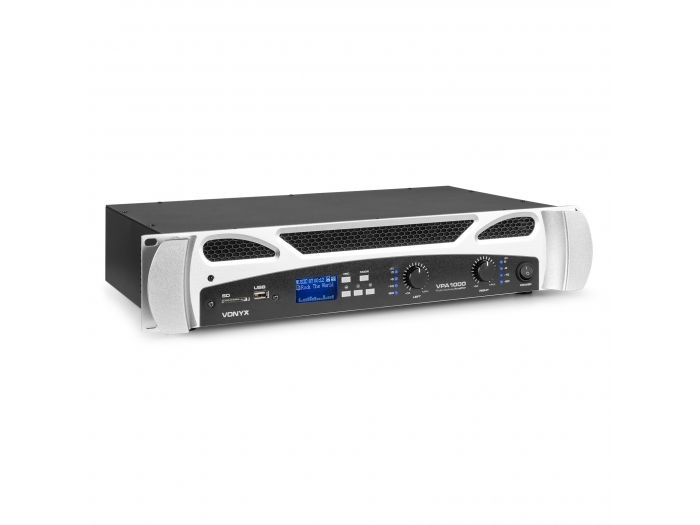 Vonyx VPA1000 PA Amplifier 2x 500W MP3,BT | Mas Que Sonido