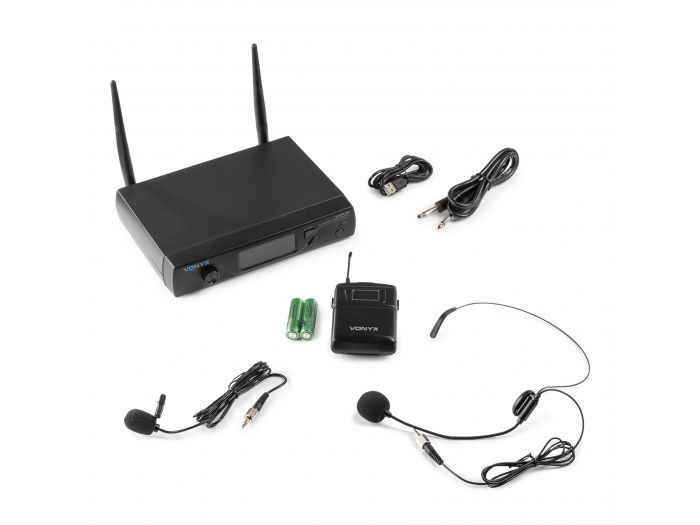 Vonyx WM61B Wirel.Micro UHF 16 Ch 1 Bodyp | Mas Que Sonido