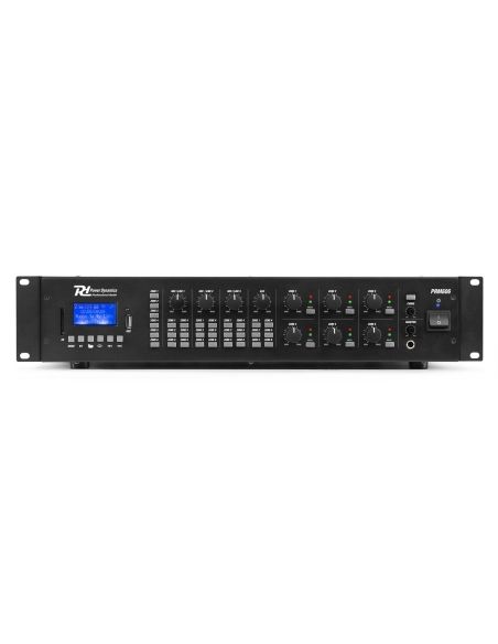 Power Dynamics PRM606 Amplificador matrix de 6 Zonas 6 x 60W línea de 100v 952161