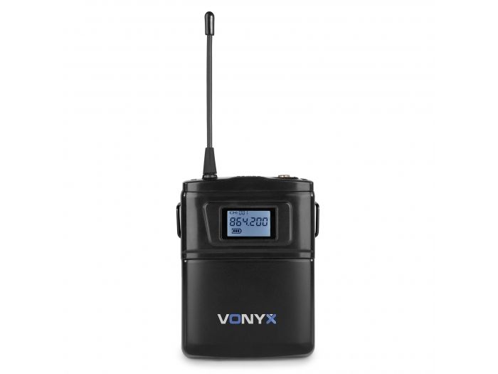 Vonyx WM62B Wirel.Micro UHF 16 Ch 2 Bodyp | Mas Que Sonido