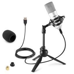 Vonyx CM300S Micrófono de estudio USB Plata 173508