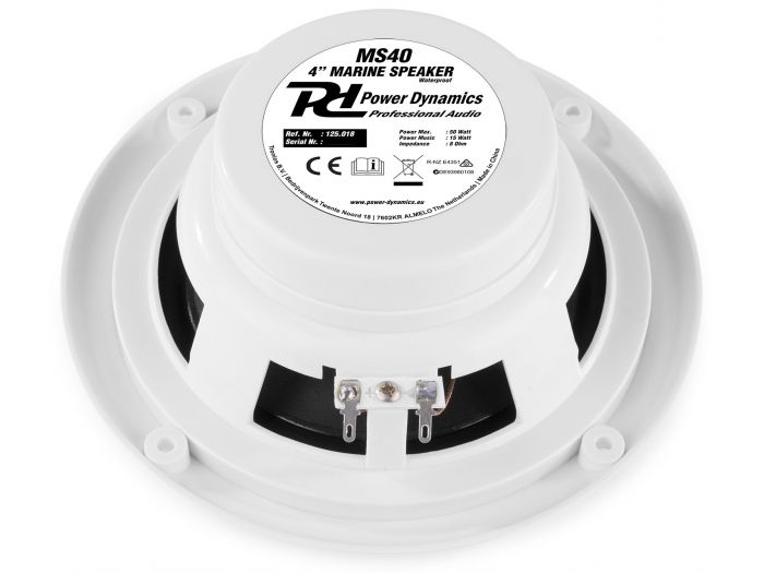 Power Dynamics MS40 Conjunto altavoces Marino intemperie 4" 50W 125018 - 6