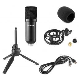 VONYX - CM300B MICRÓFONO DE ESTUDIO USB NEGRO 2