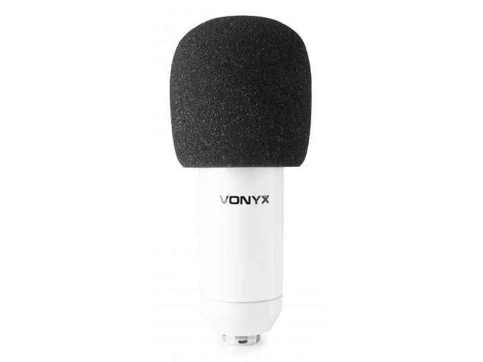 Vonyx CM300W Micrófono de estudio USB Blanco 173510