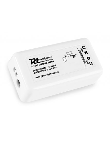 Power Dynamics BT10 Amplificador compacto estereo BT 952504