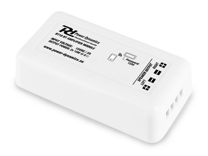 Power Dynamics BT10 Amplificador compacto estereo BT 952504