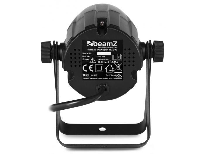 Beamz PS12W LED Spot 12W RGBW IR