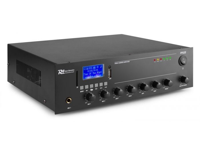 Power Dynamics PPA30 Mezclador amplificador 100V - 30W 952080