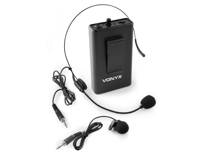 Vonyx BP10 Petaca con micro de cabeza 863.1 MHz 179256 - 1
