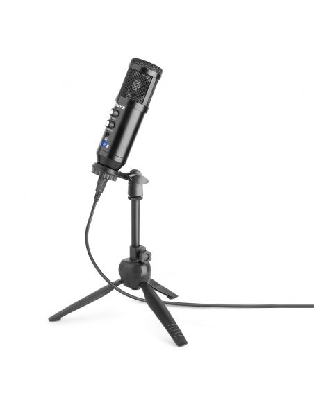 Vonyx CM320B Micrófono estudio USB Negro con Echo 173550 - 1