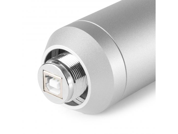 Vonyx CM320S Micrófono estudio USB Titanio con Echo 173552 - 10