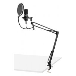 Vonyx CMS300B Micrófono de estudio Set USB Negro 173512