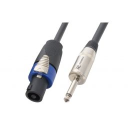 PD-Connex CX27-10 Cable de altavoz 2P  NL2-macho a jack 6.3MM 10mtrs 177581 - 1
