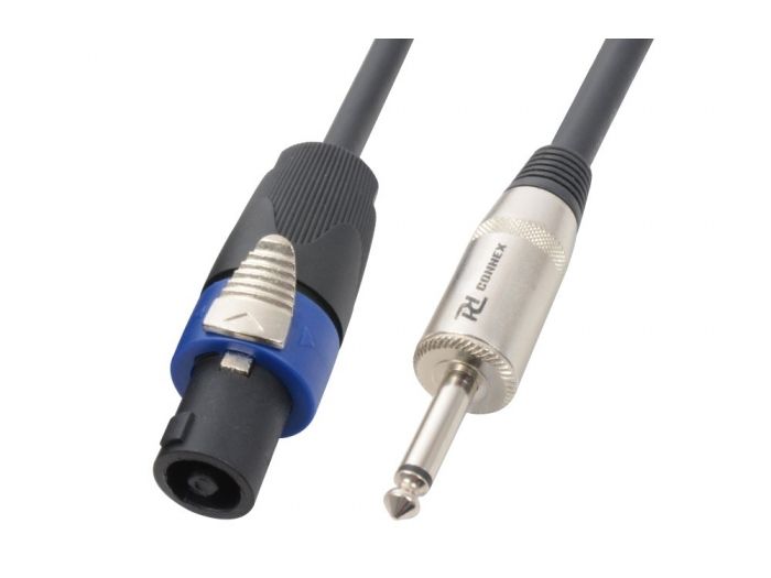 PD-Connex CX27-10 Cable de altavoz 2P  NL2-macho a jack 6.3MM 10mtrs 177581 - 1