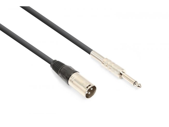 Vonyx CX312-8 Cable XLR Macho- jack 6.3 Mono (8m) 177734 - 1