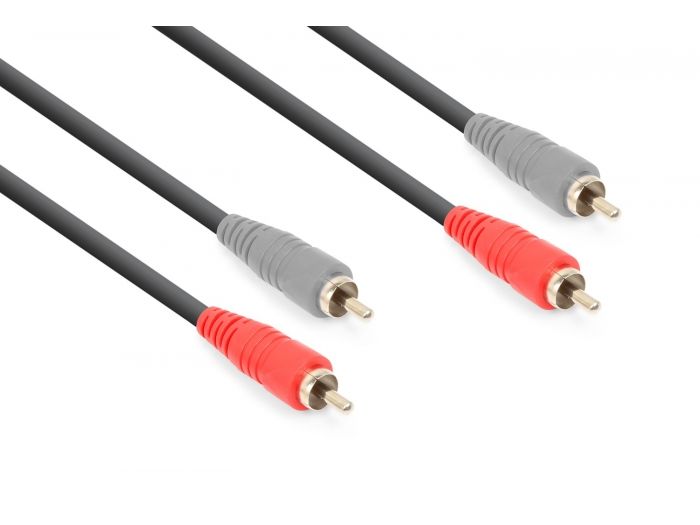 Vonyx CX340-3 Cable 2x RCA Macho - 2x RCA Macho 3m 177786 - 1