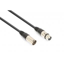 Vonyx CX350-3 DMX Cable 3-Pin XLR Macho - XLR Hembra 3m (110Ohm) 177791 - 1