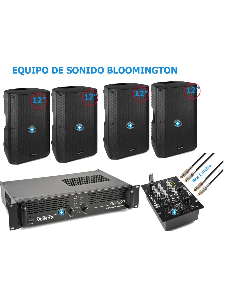 EQUIPO DE SONIDO BLOOMINGTON  - 12 Pulgadas - 2