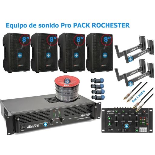 Equipo de sonido Pro PACK ROCHESTER 2