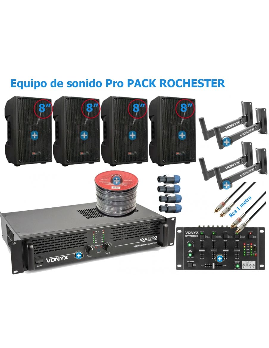 Equipo de sonido Pro PACK ROCHESTER - 2