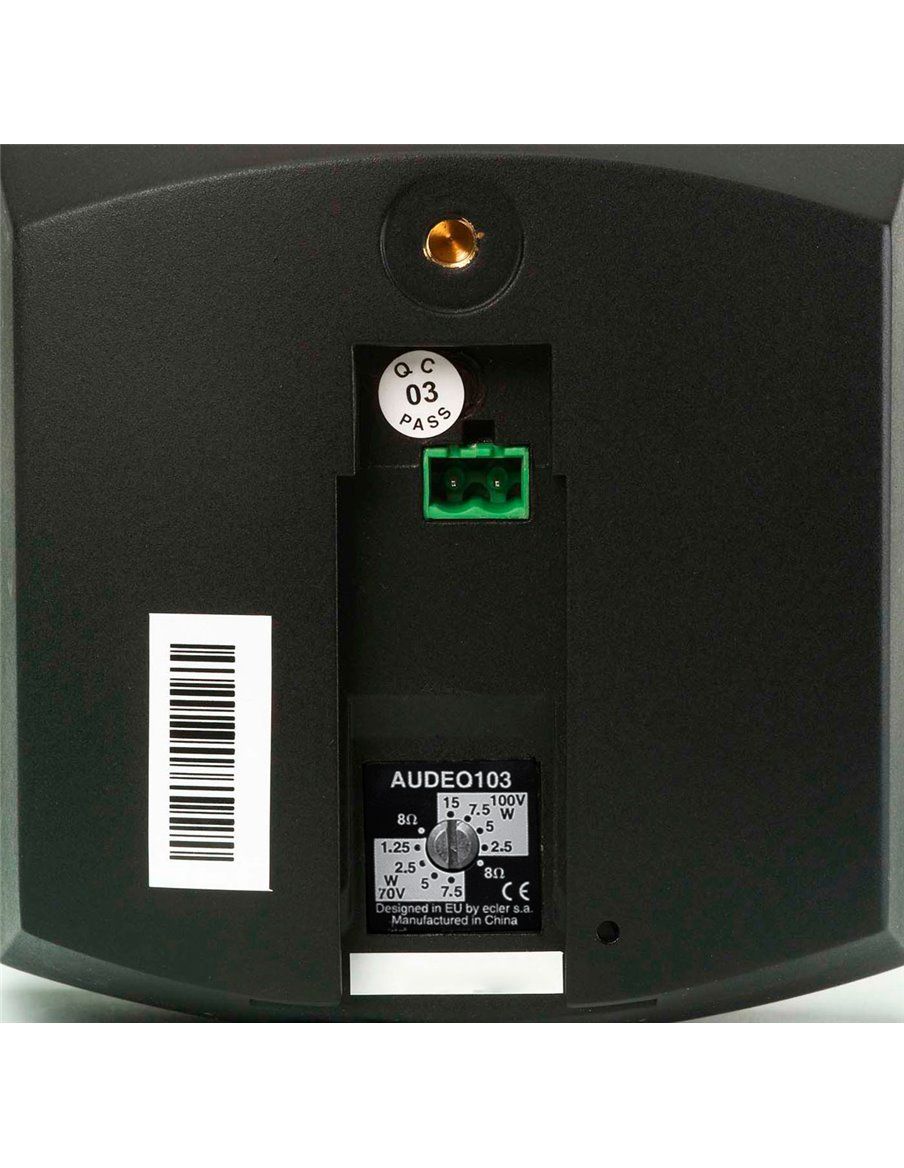 ECLER Cajas Acústicas  3" | 2 vías | 25 WRMS | Giugiaro Design AUDEO103