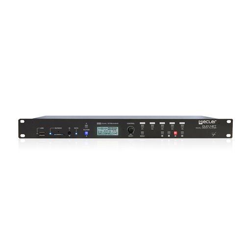 ECLER Reproductores De Audio  Reproductor de audio dual multimedia y streaming DUO-NET PLAYER 2