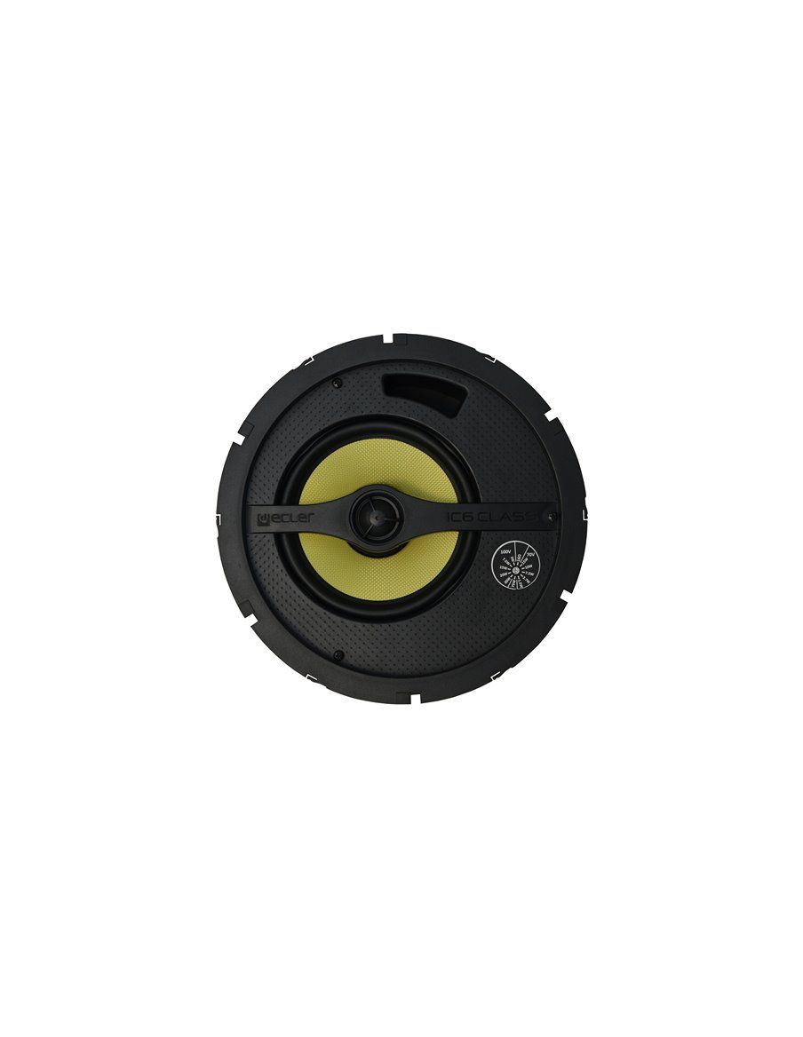 ECLER Altavoces De Pared/Techo  6" | 2 vías | 30 WRMS | Woofer de Kevlar IC6CLASS-TR