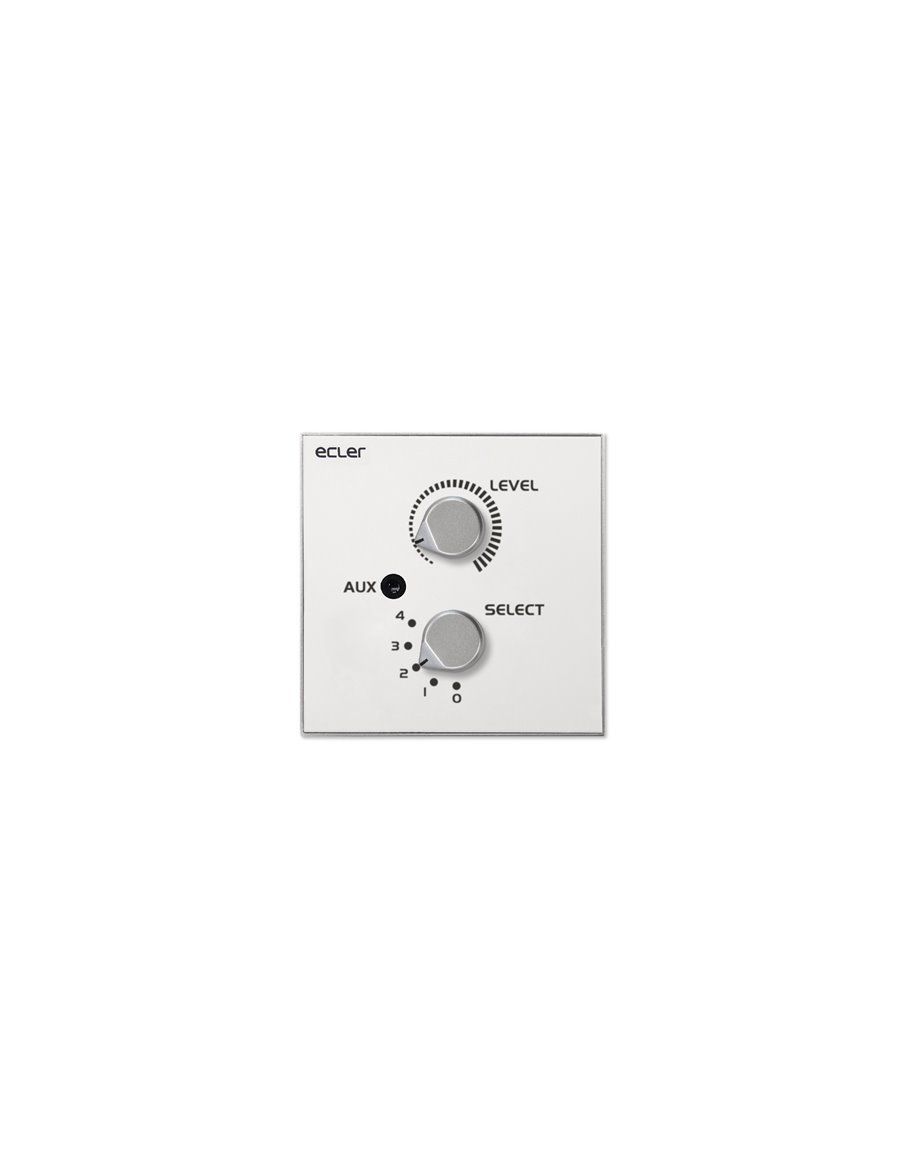 ECLER Controles Y Paneles Analógicos  Control de Volumen y Fuente + Conector remoto WPaVOL-SR-J