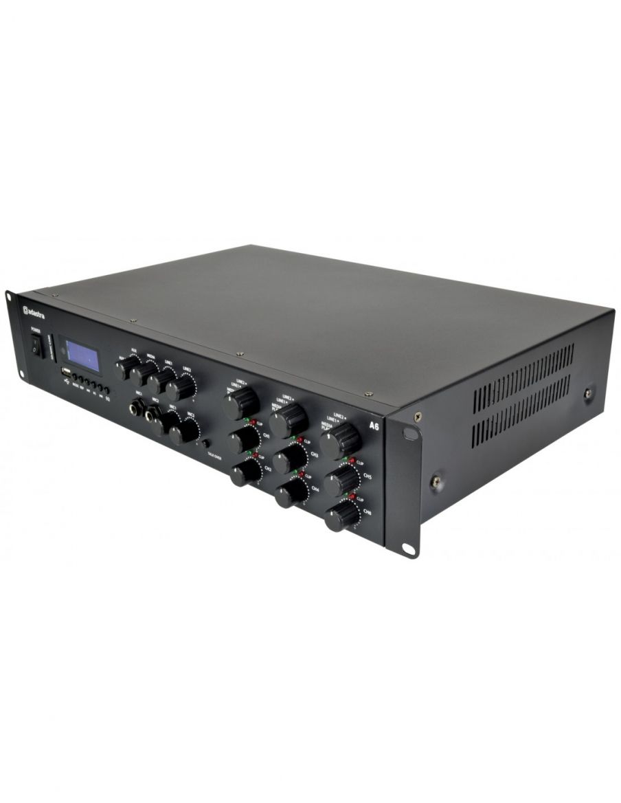 Adastra A6 Amplificador Multicanal Profesional