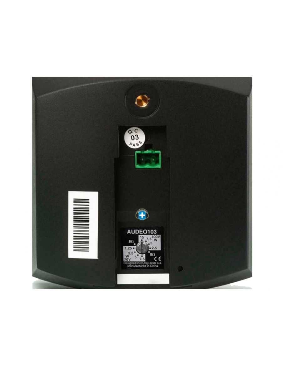 ECLER AUDEO103 Pareja de Cajas Acústicas  3"  2 vías 25 WRMS Color Negro - 4