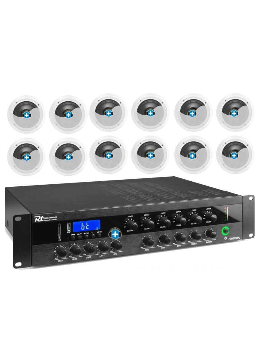 Pack de Hilo Musical -DENVER - 12 - Altavoces de linea de 100v
