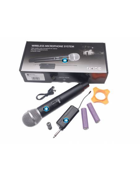 Seven SV110WMU  - Micrófono inalámbrico PLUG-AND-PLAY UHF de mano - 3