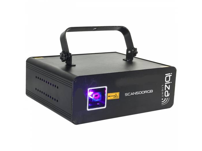IBIZA LIGHT SCAN500RGB LASER RGB DMX 500mW - 4