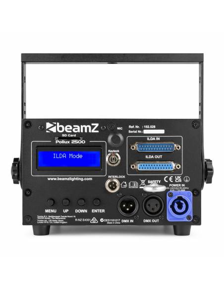 BEAMZ Pollux 2500 Laser Analogico - 7