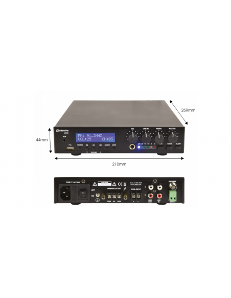 ADASTRA UM60 Amplificador Línea 100V - 3
