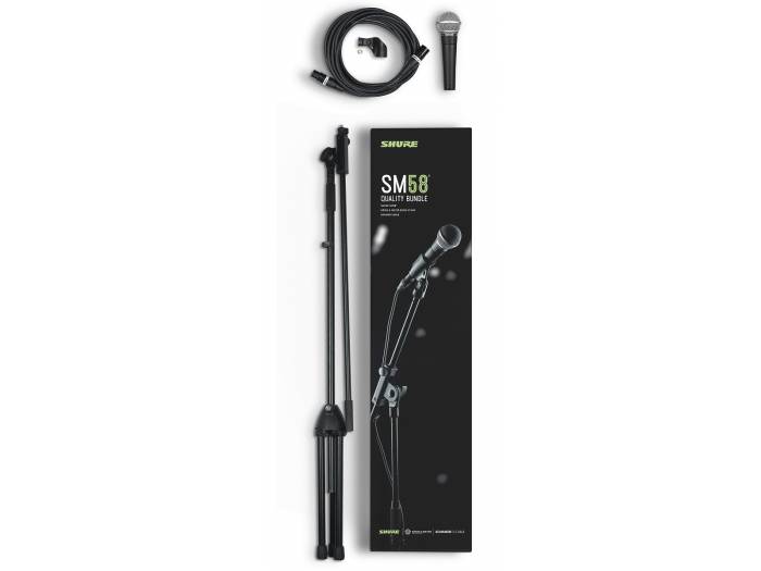 SHURE SM58 Quality Bundle Micrófono + Soporte - 2
