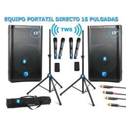 Equipo de sonido Gold Beach - 2000w de Potencia Maxima - Bluetooth Estereo 2