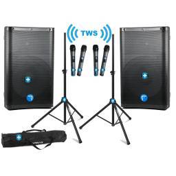 Equipo de sonido Gold Beach - 2000w de Potencia Maxima - Bluetooth Estereo