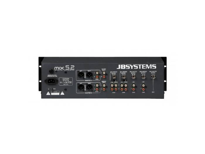 JB SYSTEMS MIX-5.2 MEZCLADORA 2 ZONAS - 2