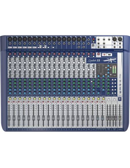 SOUNDCRAFT SIGNATURE 22 Mesa de Mezcla Analógica 22 canales con efectos y USB 2:2 i/o - 3