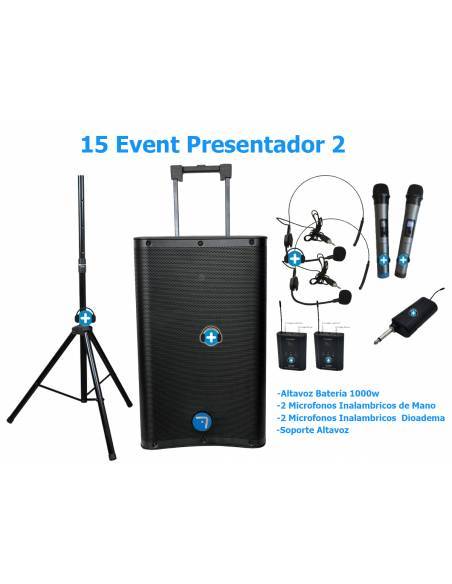 PACK SEVEN SV15EVENT-Presentador 2 - 1000w de Potencia Maxima