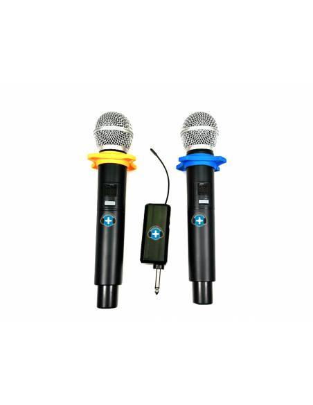 PACK SEVEN 15APRO VOCALISTA  CON 2 MICROFONOS INALAMBRICOS BASIC - 4