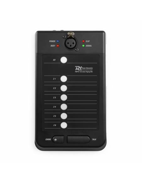 Power Dynamics PMPM10 Microfono de avisos 6 Zonas - 3