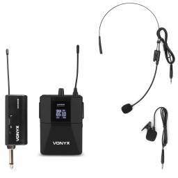 Vonyx WM55B Micrófono de petaca inalámbrico UHF plug-and-play  179202 - 14