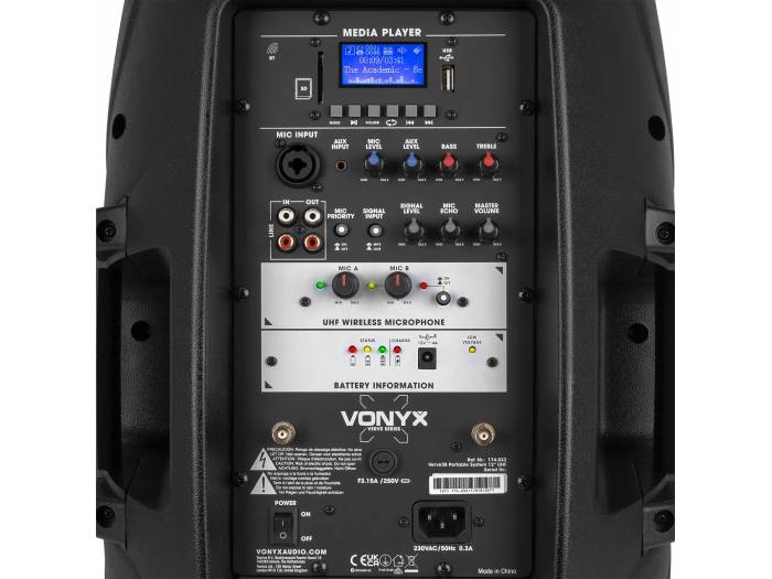 Vonyx Verve38 Sistema portátil de Sonido 12”  174032 - 18