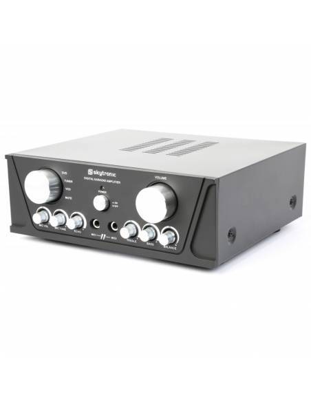 Skytronic AV410B Amplificador de karaoke universal stereo Negro - 3