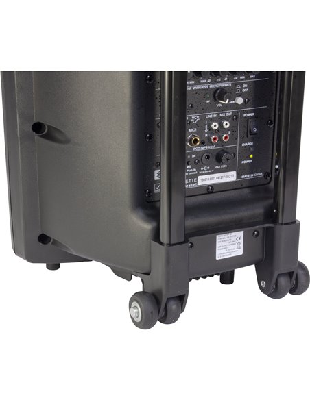 IBIS 10'' PORTABLE KARAOKE SET +VHF MIC/WIRED MIC/USB-SD REC/VOX, BLUETOOTH PORT10VHF- PORT10VHF-BT