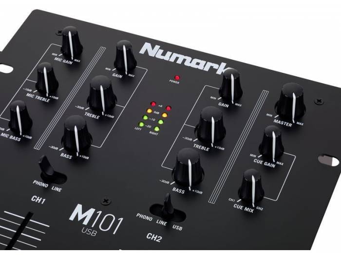 Numark M101 Black - Mesa de Mezclas 2  canales - 4