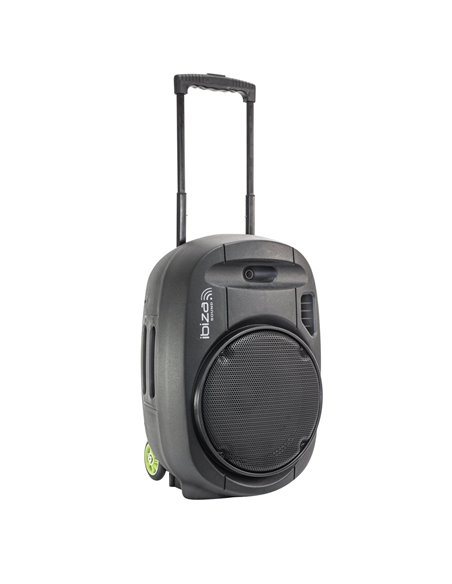 IBIS 12'' PORTABLE PA SYSTEM/2 VHF MIC/USB-MP3/VOX, BLUETOOTH PORT12VHF-MKII-TWS