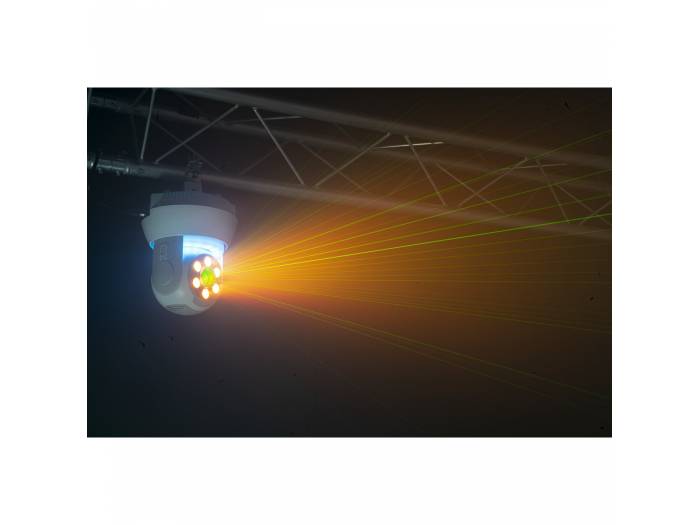 Ibiza Light STAR-LASER-WH Mini Cabeza Móvil con Láser Blanca - 5